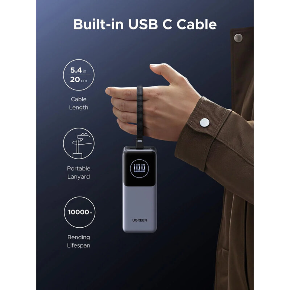 UGREEN Nexode Pro Power Bank 130W - 20,000mAh(PB723)