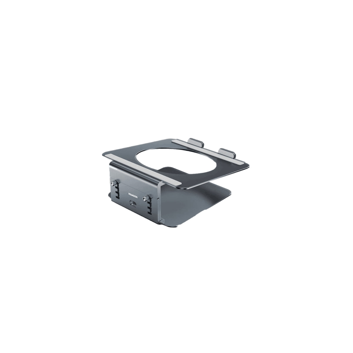 Remson Aluminum Laptop Stand Holder for Desk - 360 Rotating Base