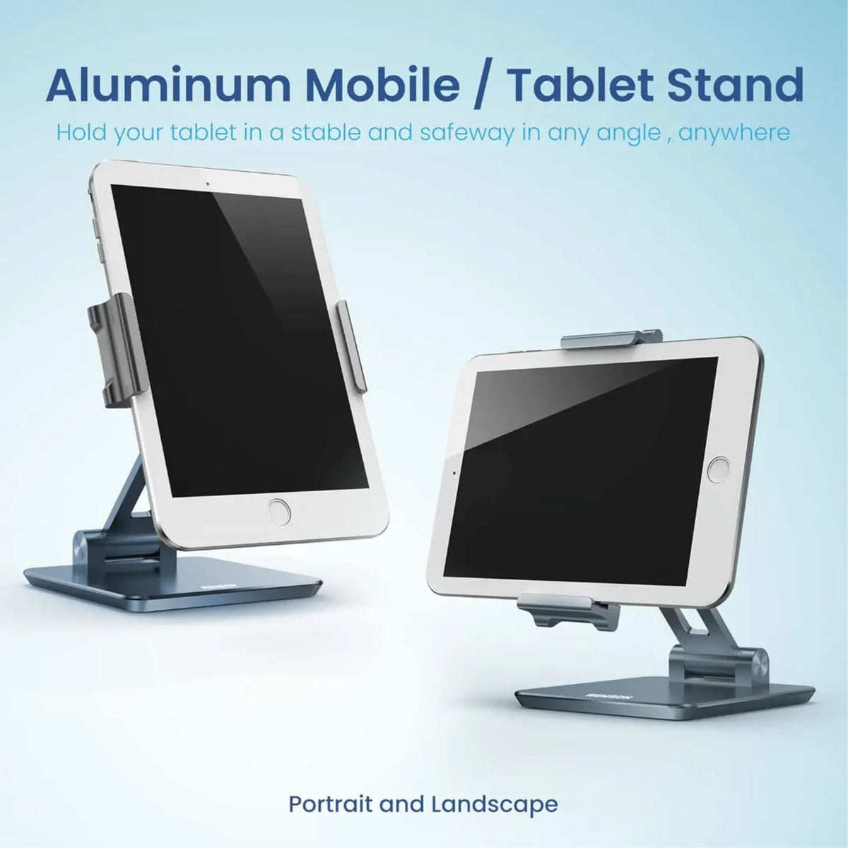 Remson Aluminum Tablet Stand Holder 360 Degree Rotation