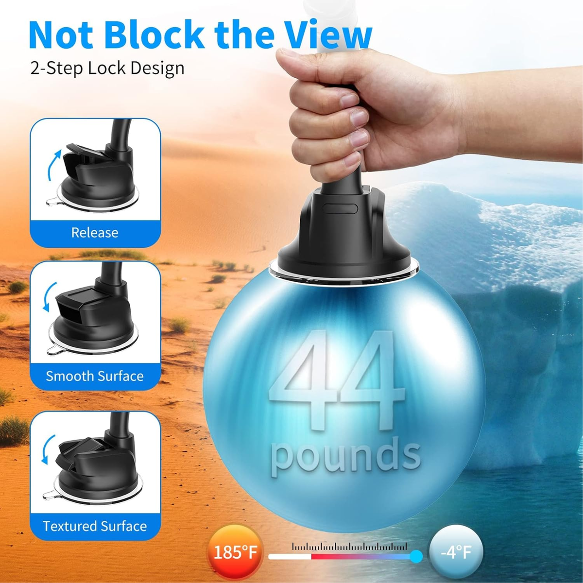 Brave Magnetic Dashboard Car Phone Holder