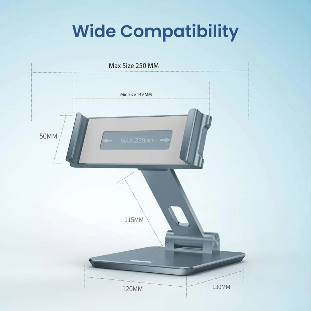 Remson Aluminum Tablet Stand Holder 360 Degree Rotation