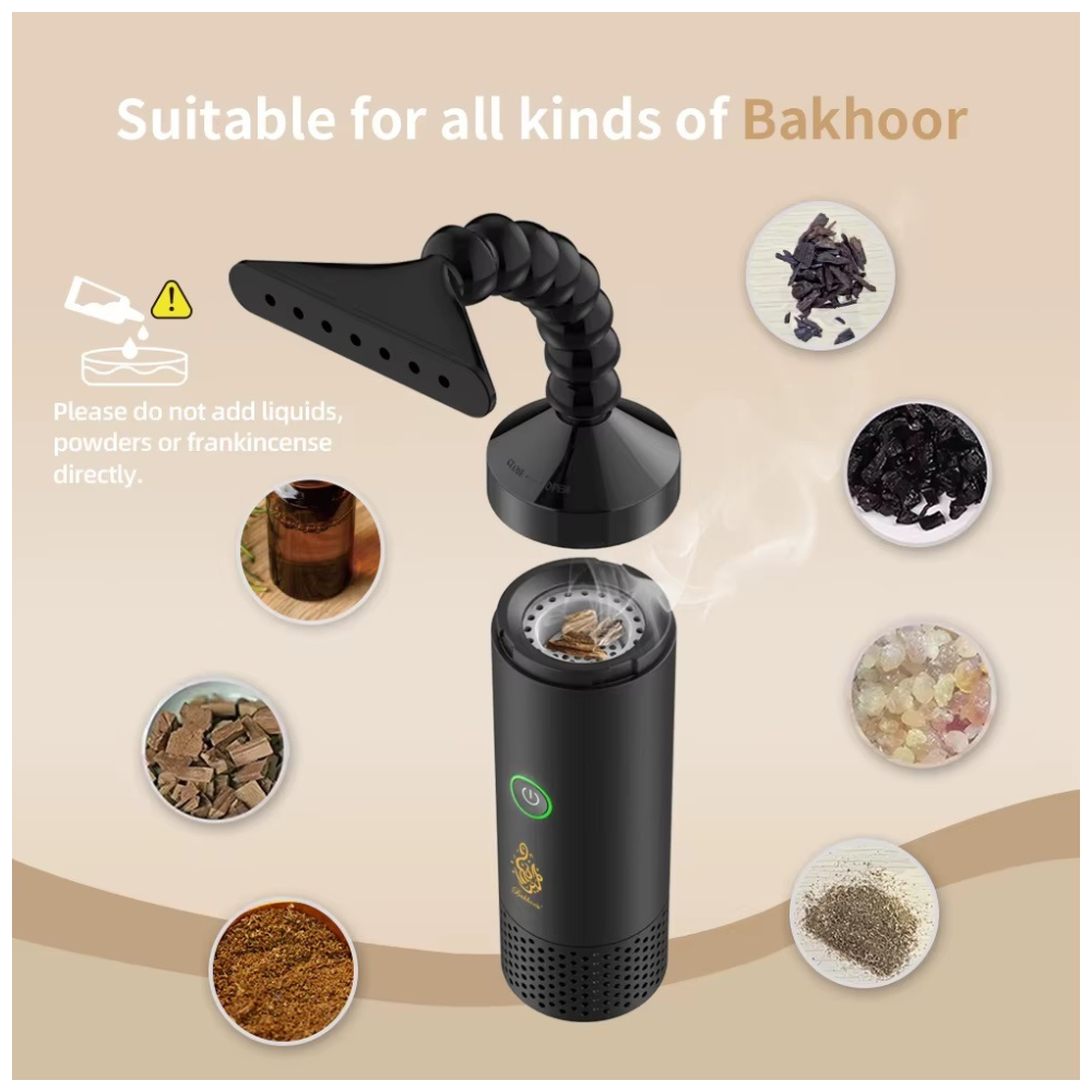 Electronic Bukhoor Incense Burner - For Clothes & Home Fragrance