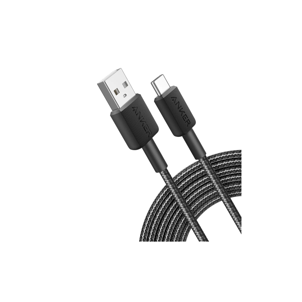 Anker Durable Braided USB A to Type-C Cable 10ft (a81h7h11)