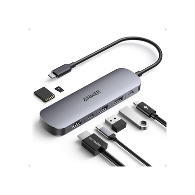 Anker Portable Multi-Function USB C HUB 7 in 1 (a83d2ha1)
