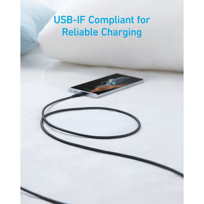 Anker Braided USB-A to Type-C Cable Cable 3ft (a81h5h21)