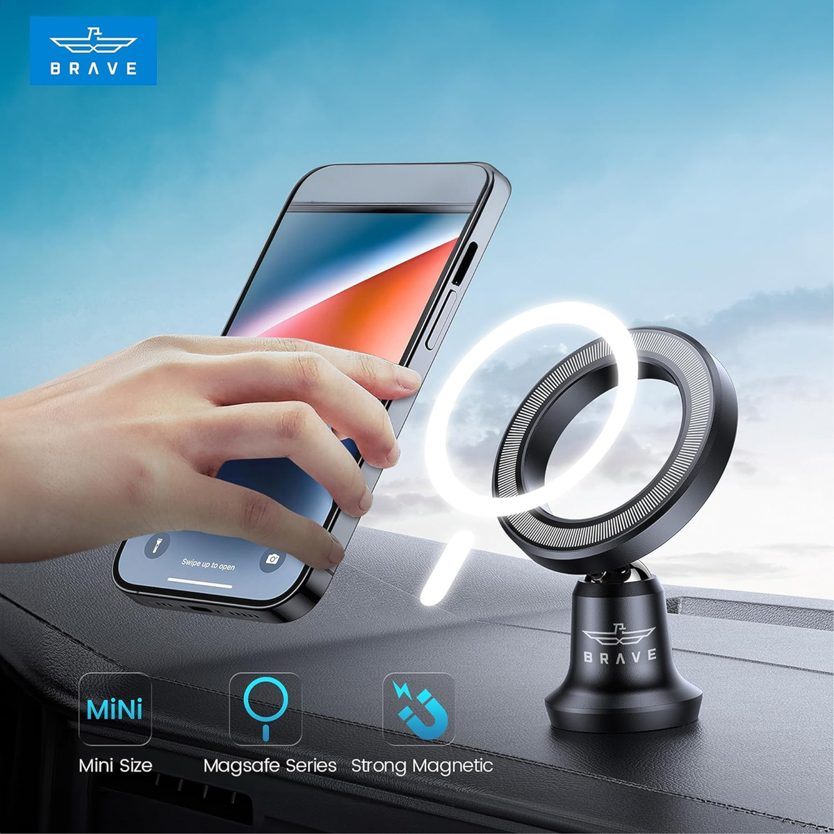Brave Magnetic Car Mount