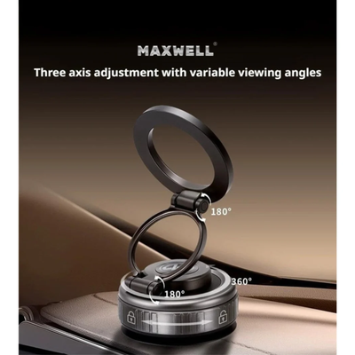 Maxwell Magnetic Phone Holder with Strong Vacuum Suction