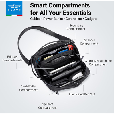 Brave Tech Pouch with Shoulder Strap (BTP06 - Xtra Large)