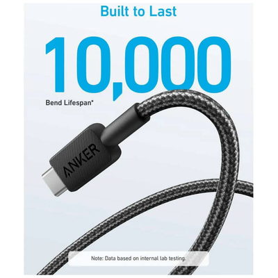 Anker Braided USB-A to Type-C Cable Cable 6ft (a81h6h21)