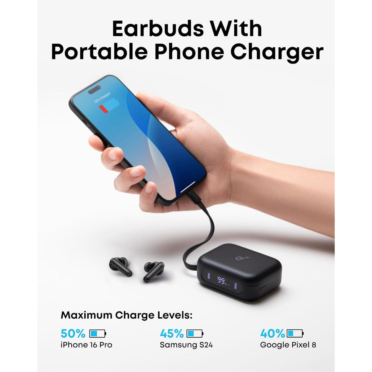 Soundcore by Anker P41i | Adaptive Noise Cancelling Earbuds