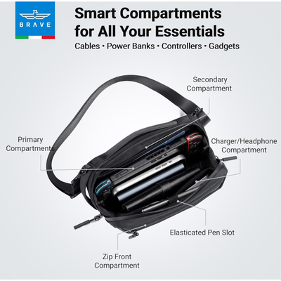 Brave Tech Pouch with Shoulder Strap (BTP05 - Large)