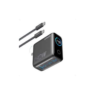 Anker Charger Smart Display 140W with Type-C Cable (b2697kz1)
