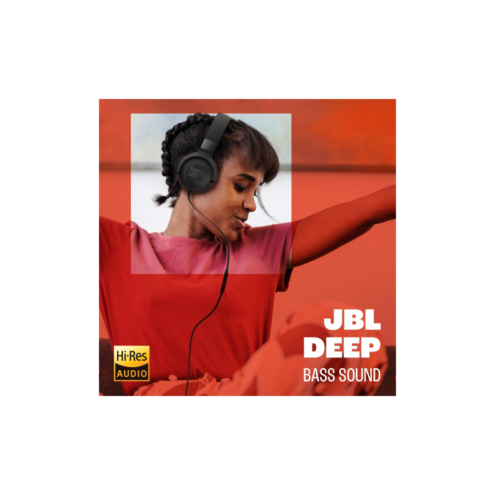 JBL Tune 520C Wired Over-Ear Headphones