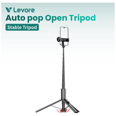 Levore Selfie Stick With Tripod 1.7m Black – LST11