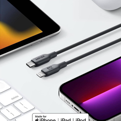 Anker Bio Based Type-C to Lightning Cable Cable 10ft (a80b2h11)