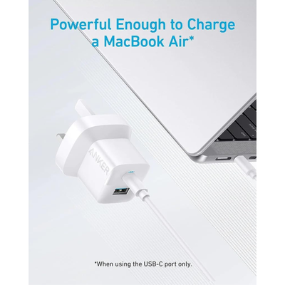 Anker 323 Charger 33W with Type-C to Lightning Cable (B2331k21)