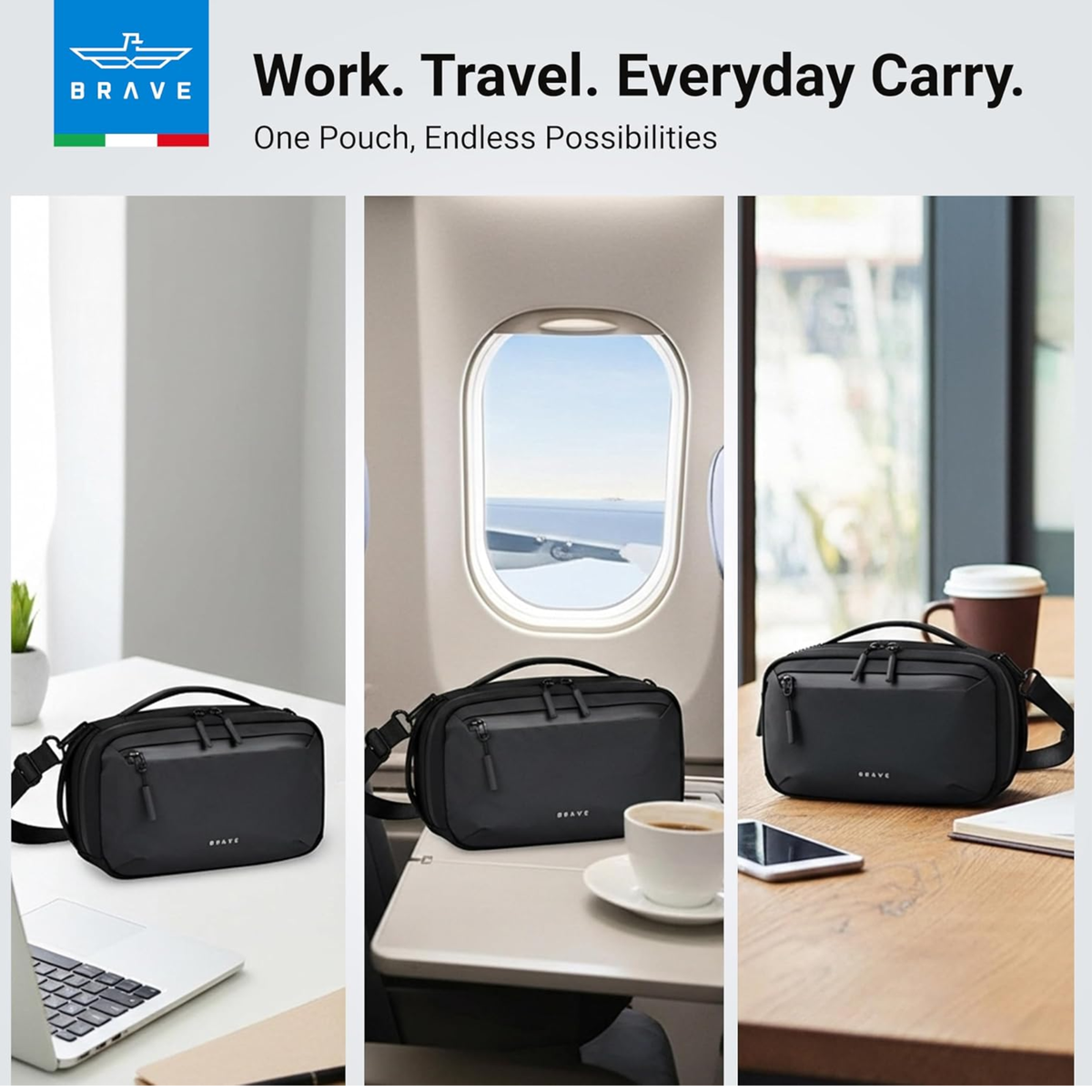 Brave Tech Pouch with Shoulder Strap (BTP06 - Xtra Large)