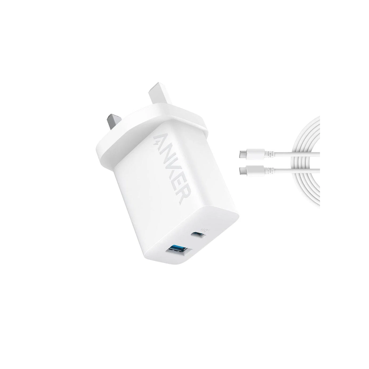 Anker 20W Dual Port Charger with Type-C Cable (b2348k21)
