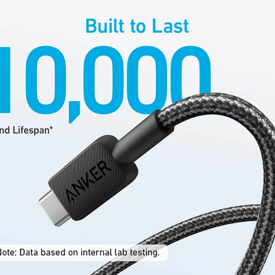Anker Braided USB-A to Type-C Cable Cable 3ft (a81h5h21)