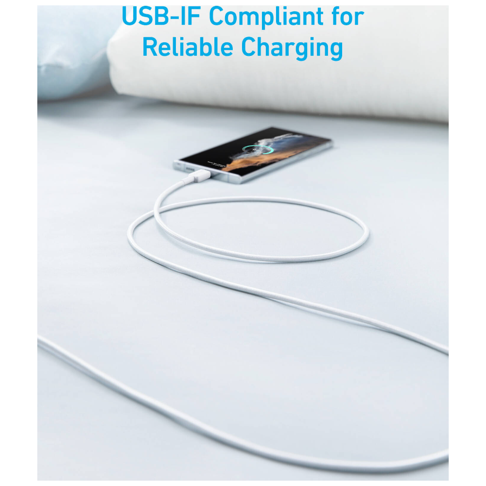 Anker Braided USB-A to Type-C Cable Cable 6ft (a81h6h21)