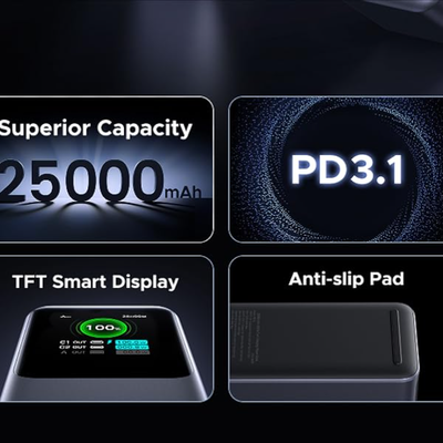 UGREEN Nexode Pro Power Bank 200W - 25,000mAh(PB722)