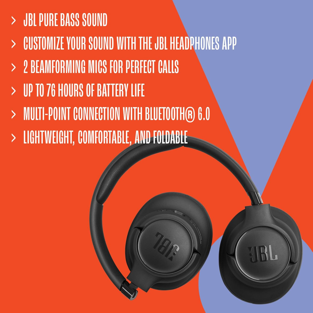 JBL Tune 730BT Bluetooth Over-Ear Headphones