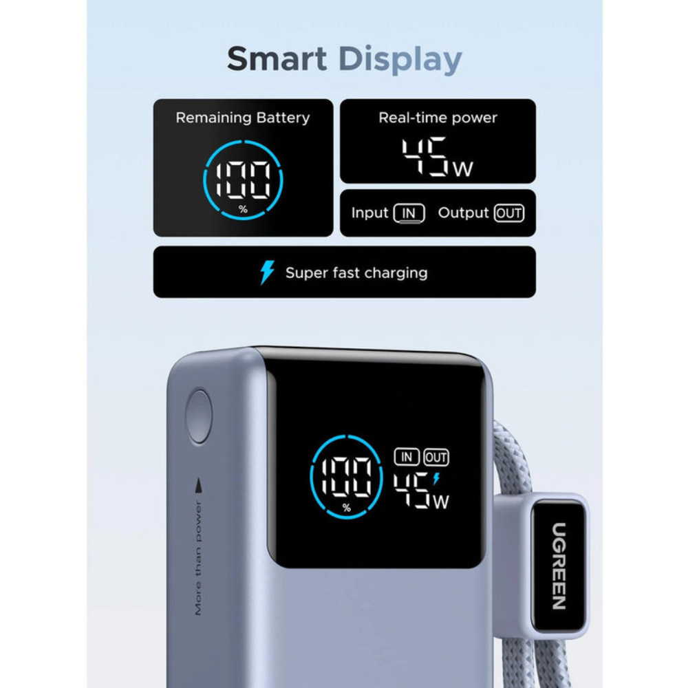 UGREEN Nexode Pro Fast Charging Power Bank 55W - PD 10,000mAh (PB727)