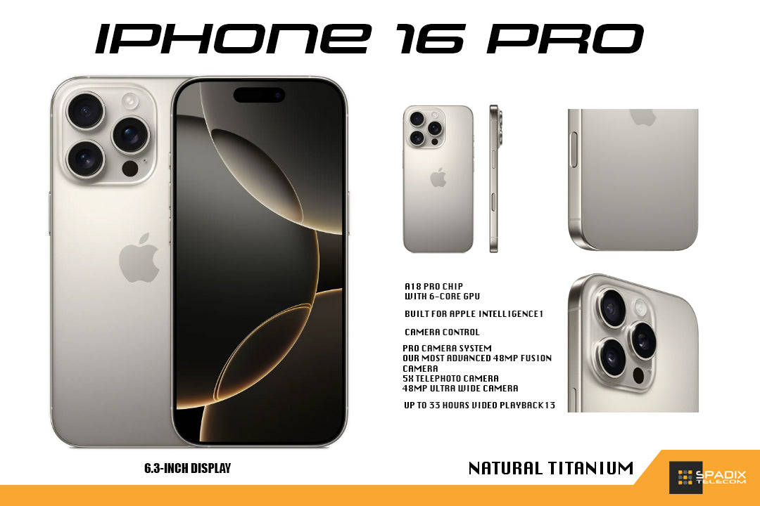 Apple iPhone 16 Pro 128GB/256GB/512GB/1TB