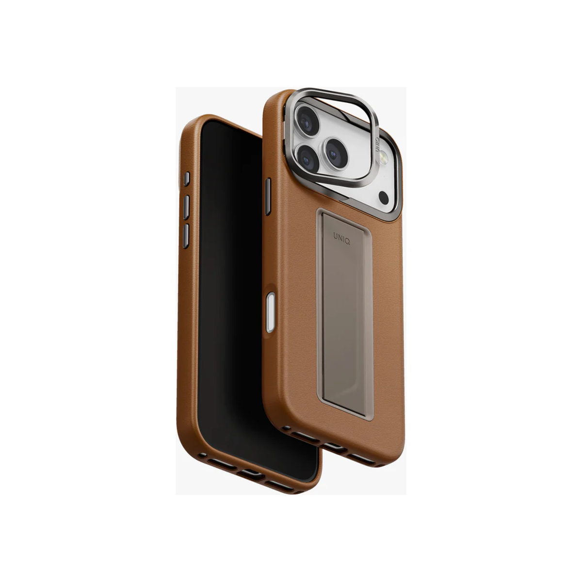 Uniq Heldro Pro FlexGrip Leatherette Case (iPhone 17 Pro Max)